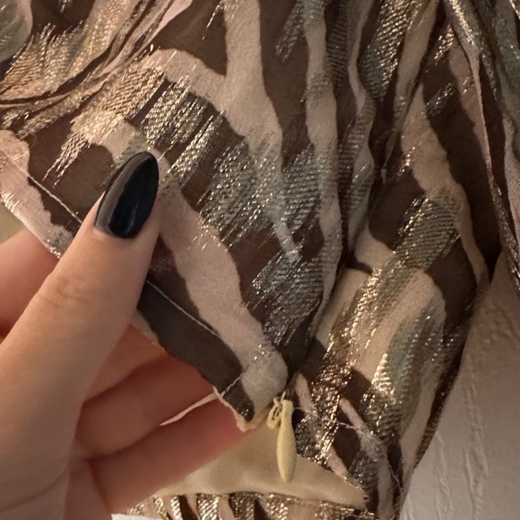 Nasty Gal Brown and Cream Patterned Top - Picture 4 of 4